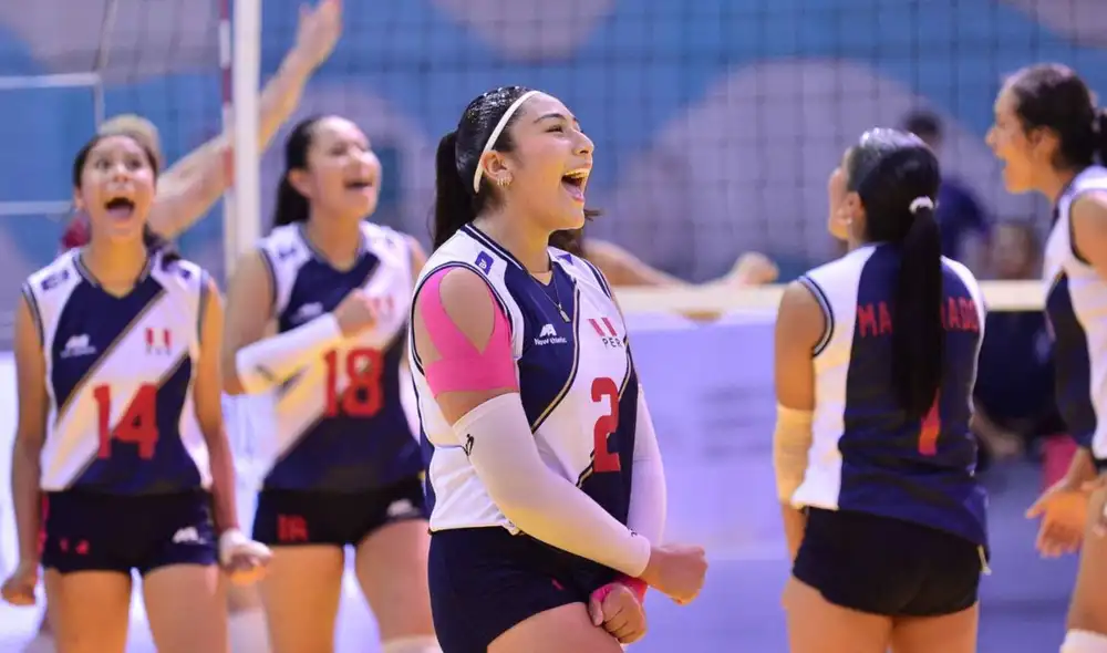 Perú y Túnez se enfrentan por el Mundial Mundial sub 17 de Vóley 2026. Foto: Federación Peruana de Vóley Perú y Túnez se enfrentan por el Mundial Mundial sub 17 de Vóley 2026. Foto: Federación Peruana de Vóley
