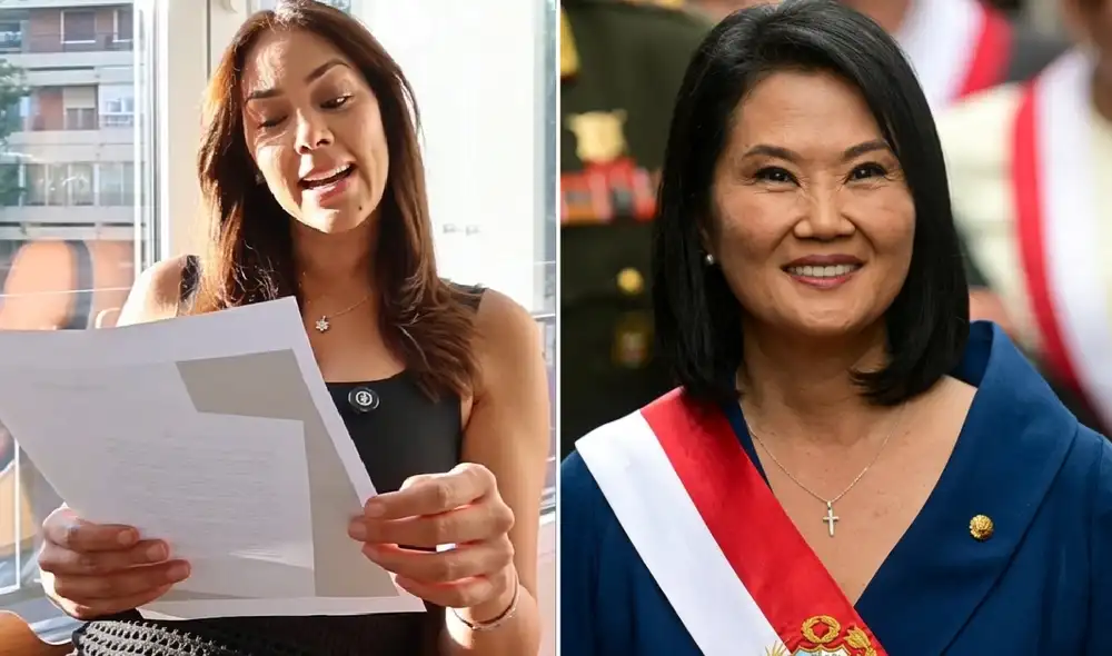 Karen Schwarz se pronuncia por el detalle que envió a Keiko Fujimori. Foto: composición LR/Instagram
