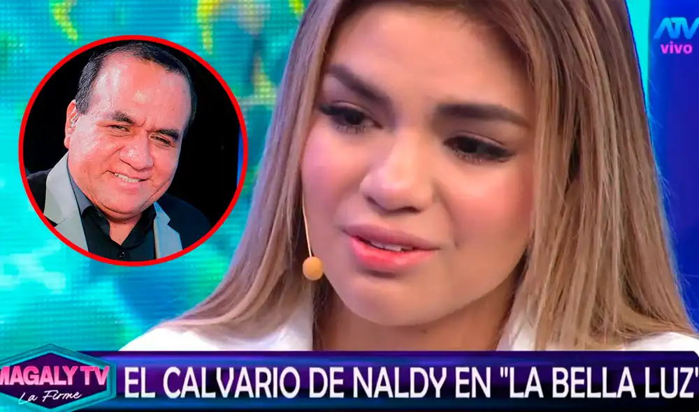 La cantante Naldy Saldaña rompe el silencio sobre su denuncia contra el director de La Bella Luz, César Sánchez Chavesta, por tocamientos indebidos. Foto: captura ATV