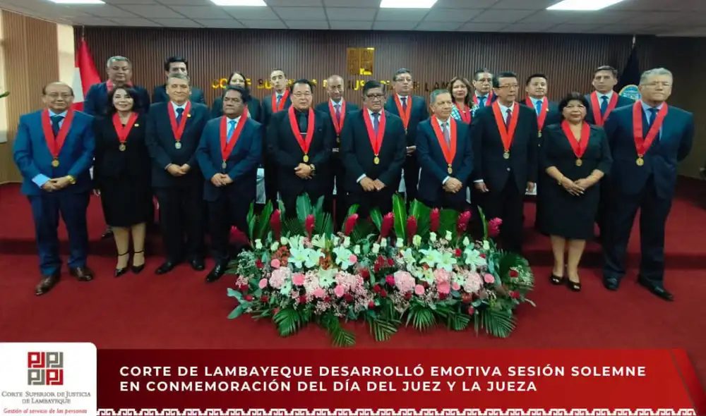 Durante el evento, el presidente de la corte, César William Bravo Llaque, elogió la dedicación de los magistrados. Foto: difusión. Durante el evento, el presidente de la corte, César William Bravo Llaque, elogió la dedicación de los magistrados. Foto: difusión.
