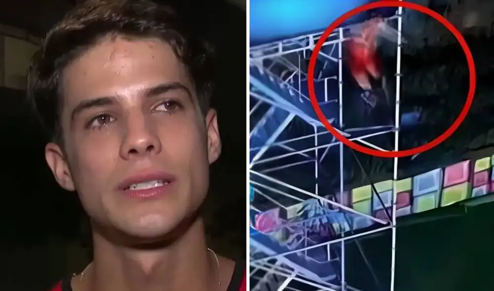 El accidente de Kevin Díaz ocurrió en plena transmisión en vivo de 'Esto es Guerra' el martes 4 de agosto.