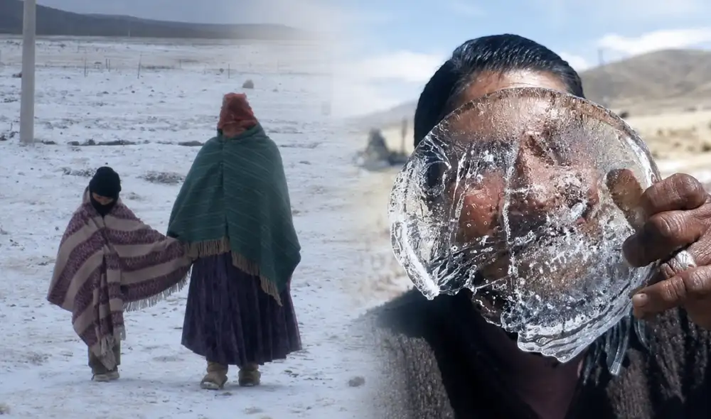 La temperatura mínima más baja del invierno en Perú