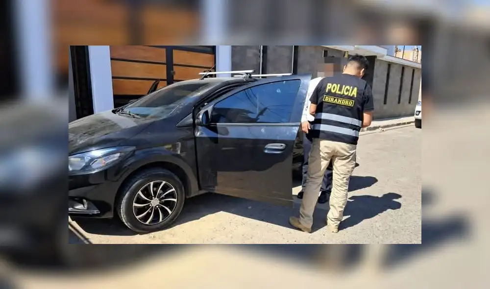 Operativo culminó con detención de 3 policías en Tacna.
