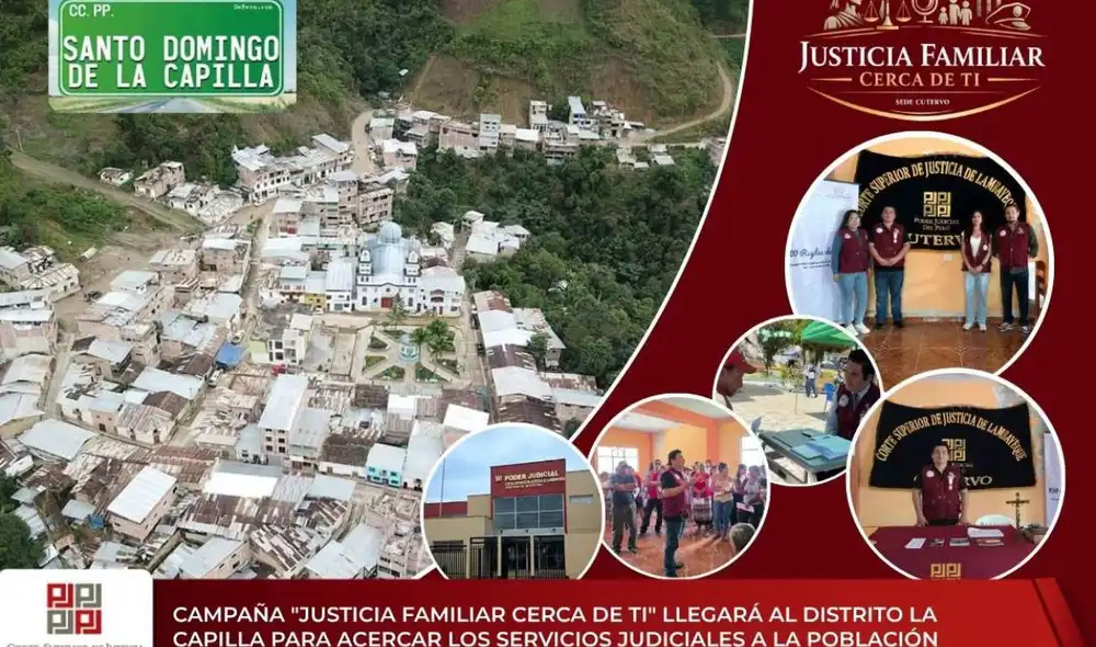 Esta campaña busca descentralizar el servicio judicial y garantizar que las poblaciones vulnerables accedan a sus derechos sin barreras. Foto: difusión.