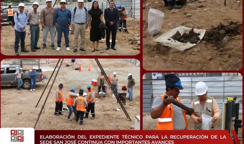 El Consorcio Edifica desarrolla el segundo entregable del expediente, que incluye levantamiento topográfico y estudios de mecánica de suelos. Foto: difusión.