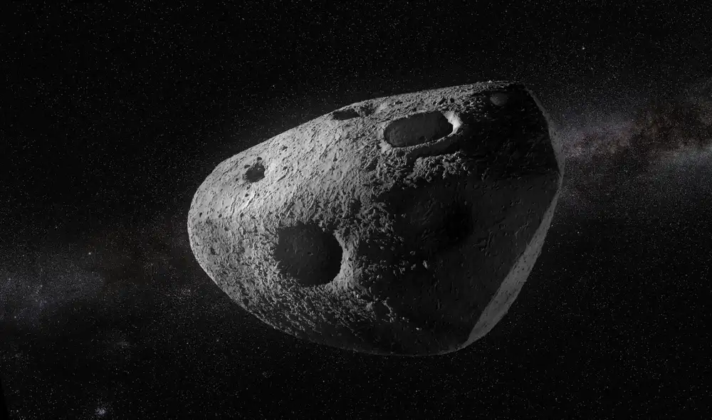 El asteroide Apophis pasará cerca de la Tierra el 13 de abril de 2029. Foto: ESA El asteroide Apophis pasará cerca de la Tierra el 13 de abril de 2029. Foto: ESA