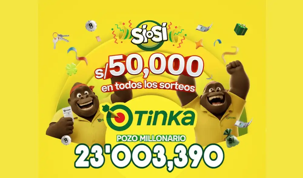 Sorteo de La Tinka del domingo 9 de agosto: conoce los premios del Pozo Millonario, boliyapa, S/50.000 y más. Sorteo de La Tinka del domingo 9 de agosto: conoce los premios del Pozo Millonario, boliyapa, S/50.000 y más.