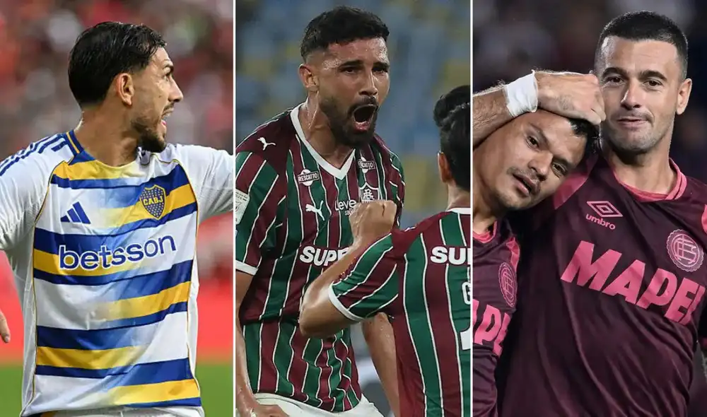 Boca Juniors, Fluminense y Lanús juegan hoy en sus respectivos torneos. Foto: AFA/Brasileirao/composición LR