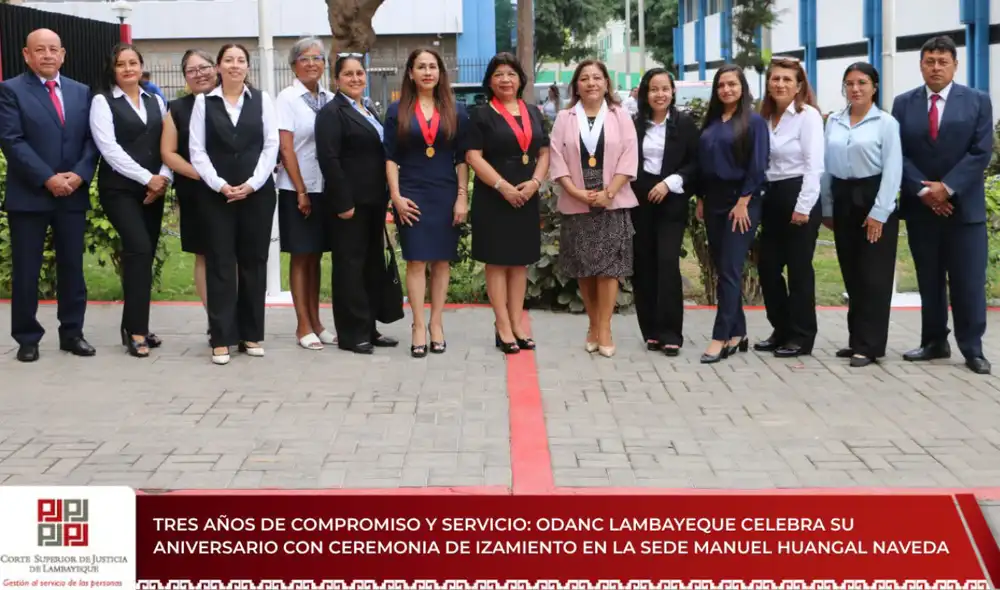 Durante la conmemoración, se destacó la importancia del trabajo en equipo y compromiso de la ODANC. Foto: difusión. Durante la conmemoración, se destacó la importancia del trabajo en equipo y compromiso de la ODANC. Foto: difusión.