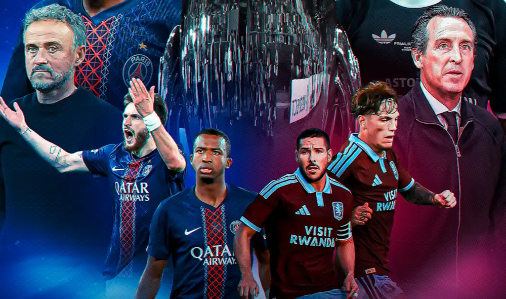 PSG y Aston Villa juegan en el Red Bull Arena de Salzburgo (Austria). Foto: ESPN PSG y Aston Villa juegan en el Red Bull Arena de Salzburgo (Austria). Foto: ESPN