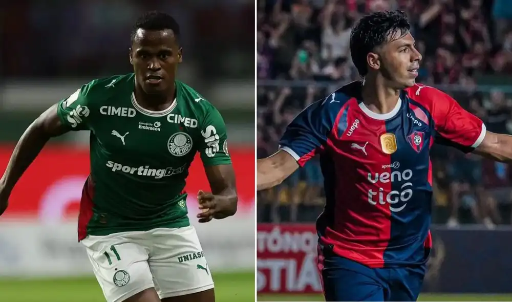 Palmeiras y Cerro Porteño se enfrentan en los 8vos de la Copa Libertadores. Foto: Brasileirao/Copa Libertadores/composición LR Palmeiras y Cerro Porteño se enfrentan en los 8vos de la Copa Libertadores. Foto: Brasileirao/Copa Libertadores/composición LR