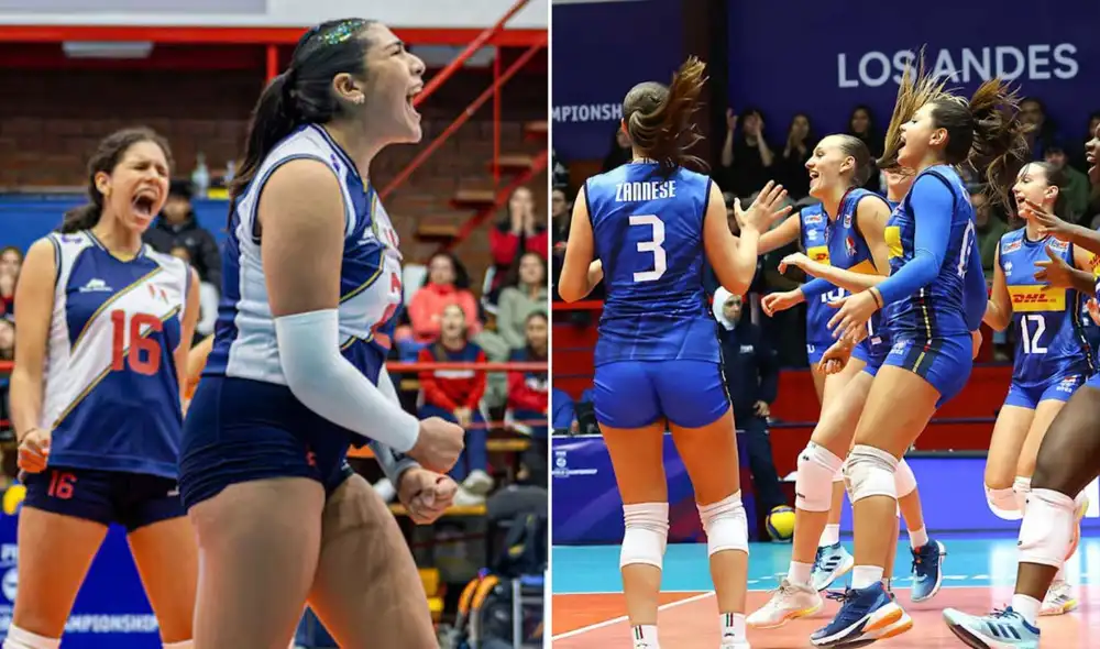 Perú enfrentará a Italia en los 8vos de final del Mundial sub 17 de Vóley 2026. Foto: FPV/Volleyball World/composición LR