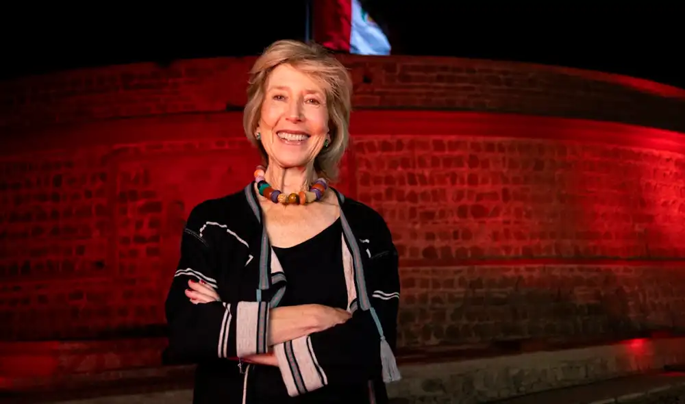 Lin Shaye llegó a Perú para promocionar la nueva película de 'La noche del demonio'. Foto: Difusión Lin Shaye llegó a Perú para promocionar la nueva película de 'La noche del demonio'. Foto: Difusión
