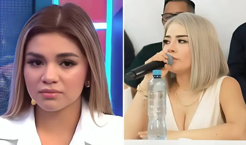 Mackeily Luján aseguró en la conferencia de prensa de La Bella Luz que desconocía el presunto abuso que vivía Naldy Saldaña. Mackeily Luján aseguró en la conferencia de prensa de La Bella Luz que desconocía el presunto abuso que vivía Naldy Saldaña.