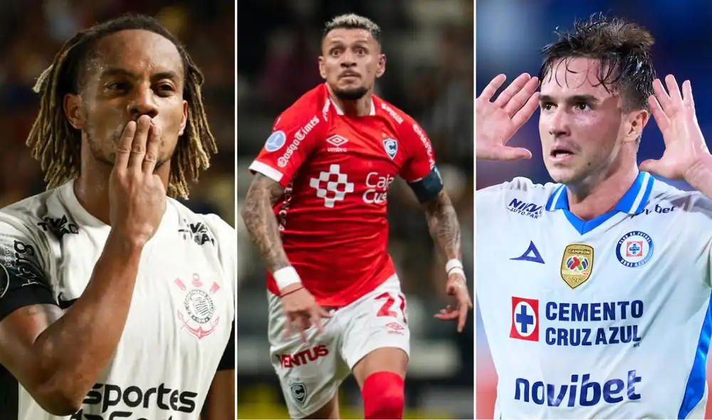 Corinthians, Cienciano y Cruz Azul juegan hoy en sus respectivos torneos. Foto: Brasileirao/Copa Sudamericana/Leagues Cup/composición LR