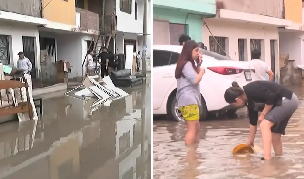 Con el agua acumulada hasta las rodillas, vecinos retiran pertenencias y afrontan dificultades para trasladarse a escuelas y trabajos, alterando su rutina diaria. Con el agua acumulada hasta las rodillas, vecinos retiran pertenencias y afrontan dificultades para trasladarse a escuelas y trabajos, alterando su rutina diaria.