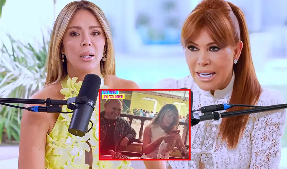 Sheyla Rojas reveló que se encuentra feliz en su nueva etapa con Joaquín Ramírez. Foto: Composición LR/Captura/YouTube