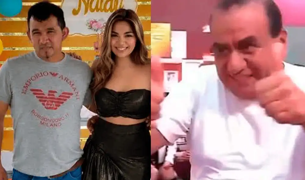 Padre de Naldy Saldaña expresó todo su apoyo a su hija tras denunciar a César Sánchez. Foto: Composición LR/Captura/YouTube