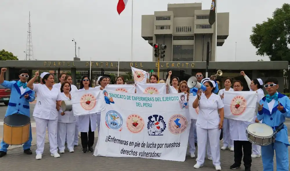 Trabajadores de salud del Ejército del Perú amenazan con un plantón masivo tras 13 años de espera para la implementación de valorizaciones por Atención Primaria y Especializada.