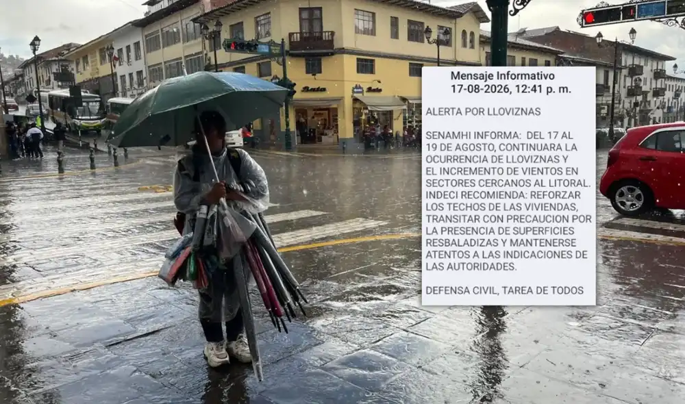 Lluvias alerta