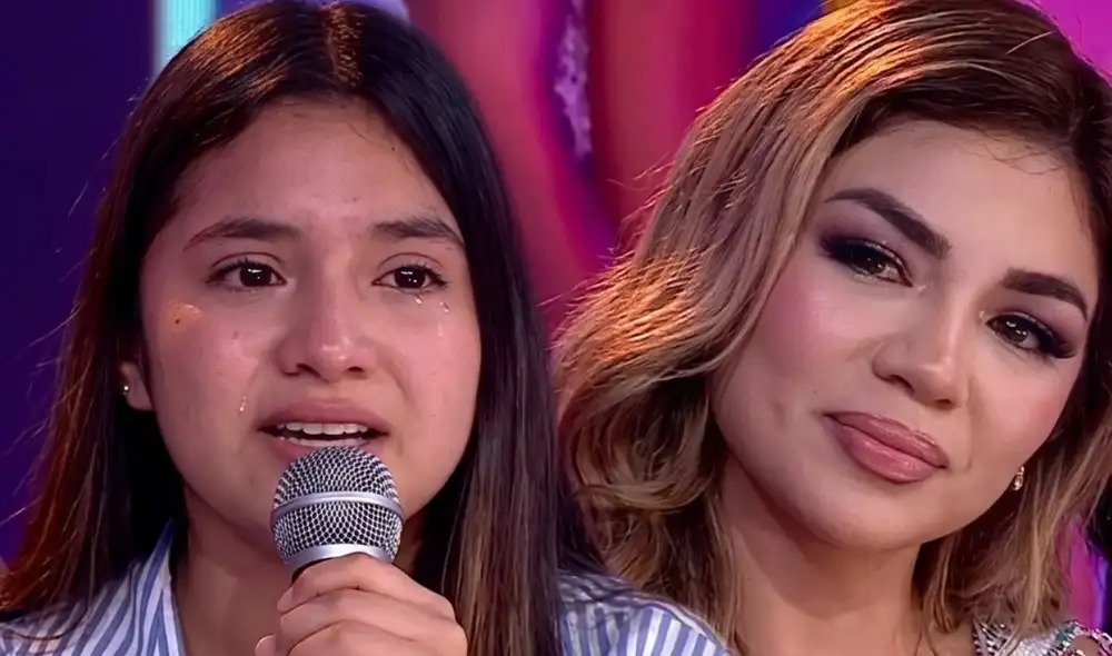 Hermana de Naldy Saldaña dedica sentido mensaje. Foto: composición LR/América TV Hermana de Naldy Saldaña dedica sentido mensaje. Foto: composición LR/América TV