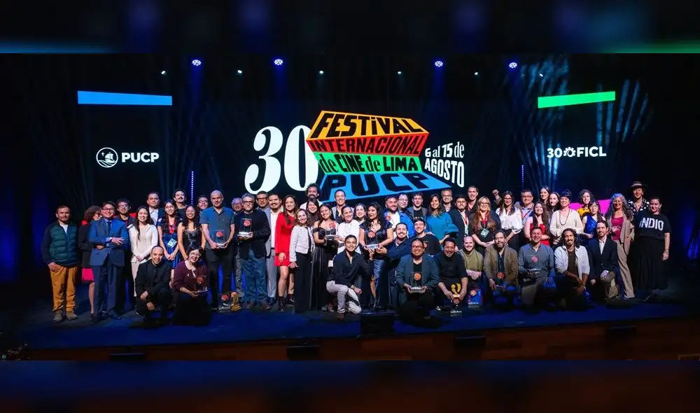 Fotografía de la ceremonia de premiación.