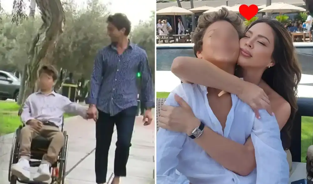 Antoñito es el hijo de 13 años que tienen Sheyla Rojas y Antonio Pavón. Foto: Composición LR/Instagram.