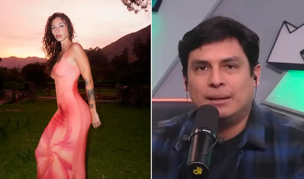Curwen se pronunció en 'Habla good' sobre Carla Campos Salazar. Foto: Composición LR/Instagram/YouTube.