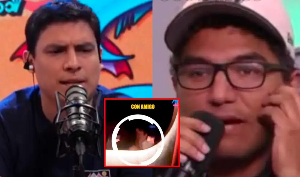 Curwen mostró su desacuerdo con Tonino por la manera en que trató el ampay de Carla Campos Salazar. Foto: Composición LR/Captura/TikTok