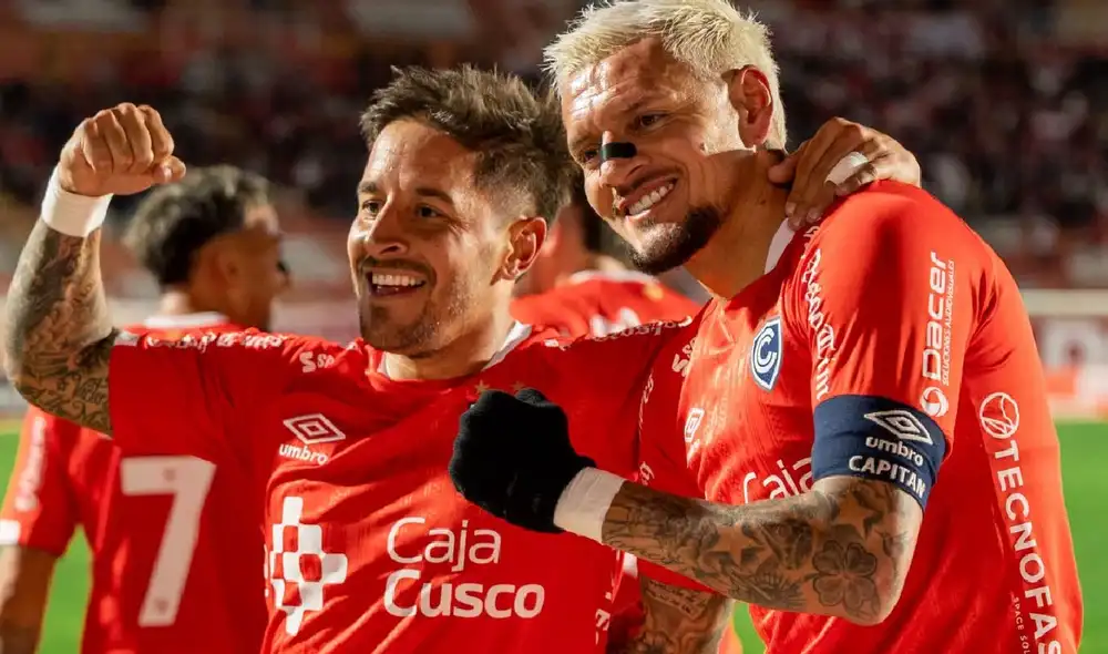 Alejandro Hohberg junto a Carlos Garcés.