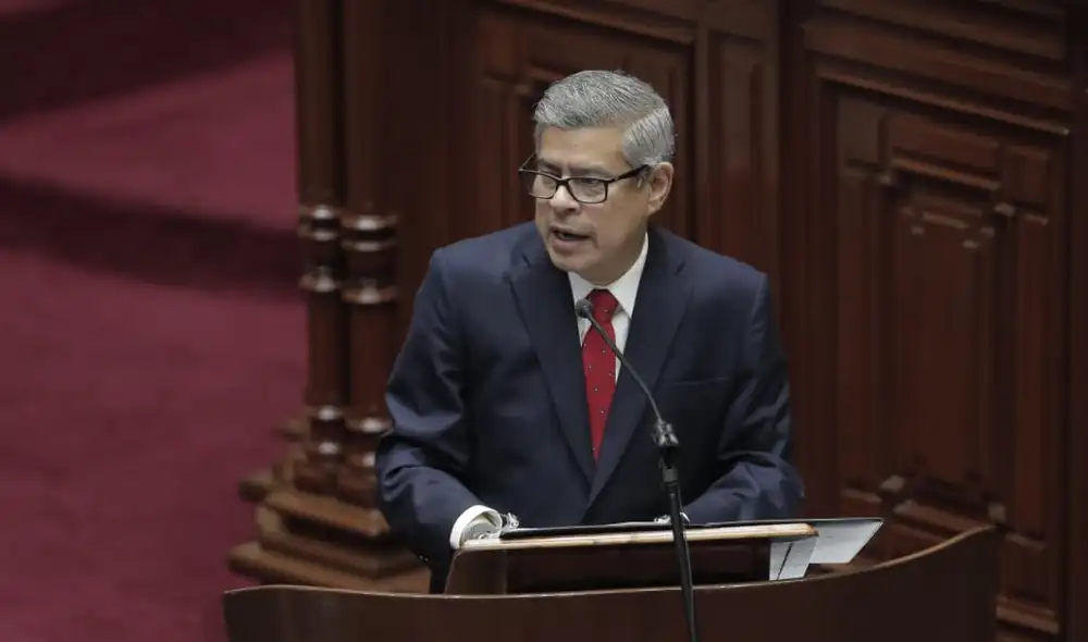 El premier Luis Galarreta acude con todo su gabinete al hemiciclo del Congreso de la República y presenta ante la Cámara de Diputados su plan de gobierno. El premier Luis Galarreta acude con todo su gabinete al hemiciclo del Congreso de la República y presenta ante la Cámara de Diputados su plan de gobierno.