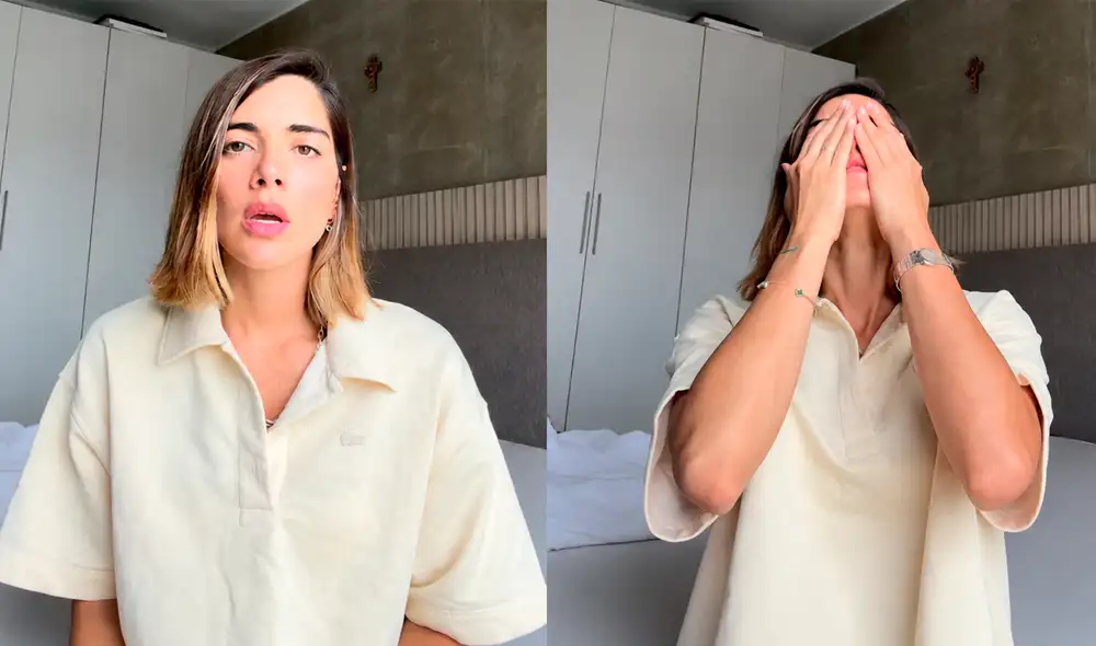 Korina Rivadeneira llora Korina Rivadeneira llora