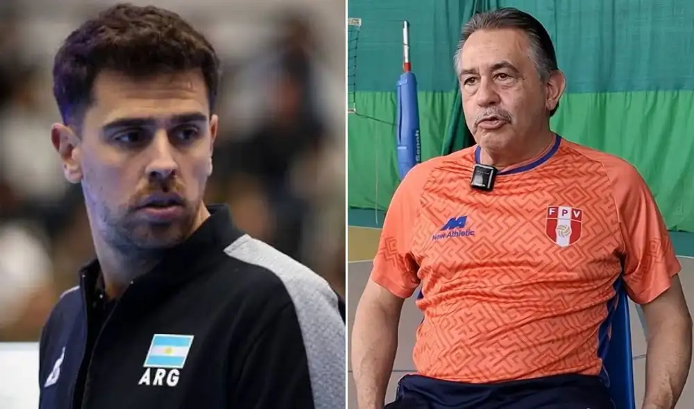 Antonio Rizola habló sobre los amistosos ante Argentina previo al Campeonato Sudamericano de Vóley. Foto: Dosis de Voleibol/AquiTVO/composición LR