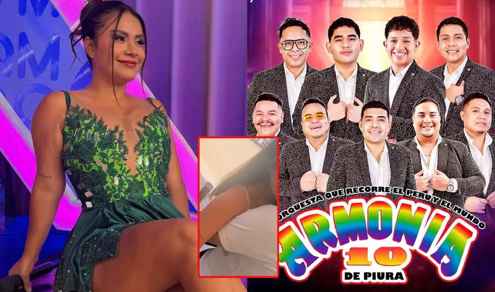Thamara Gómez y cantante de Armonía 10 encienden rumores de romance. Foto: composición LR/difusión Thamara Gómez y cantante de Armonía 10 encienden rumores de romance. Foto: composición LR/difusión