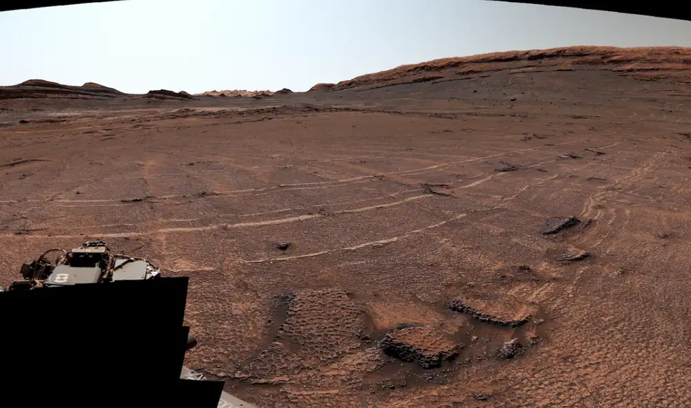 El rover Curiosity de la NASA descubre un campo con texturas de panal de abeja en Marte. Foto: NASA/JPL-Caltech/MSSS