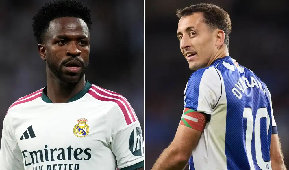 Real Madrid y Real Sociedad se enfrentan en el estadio Santiago Bernabéu. Foto: LaLiga/composición LR