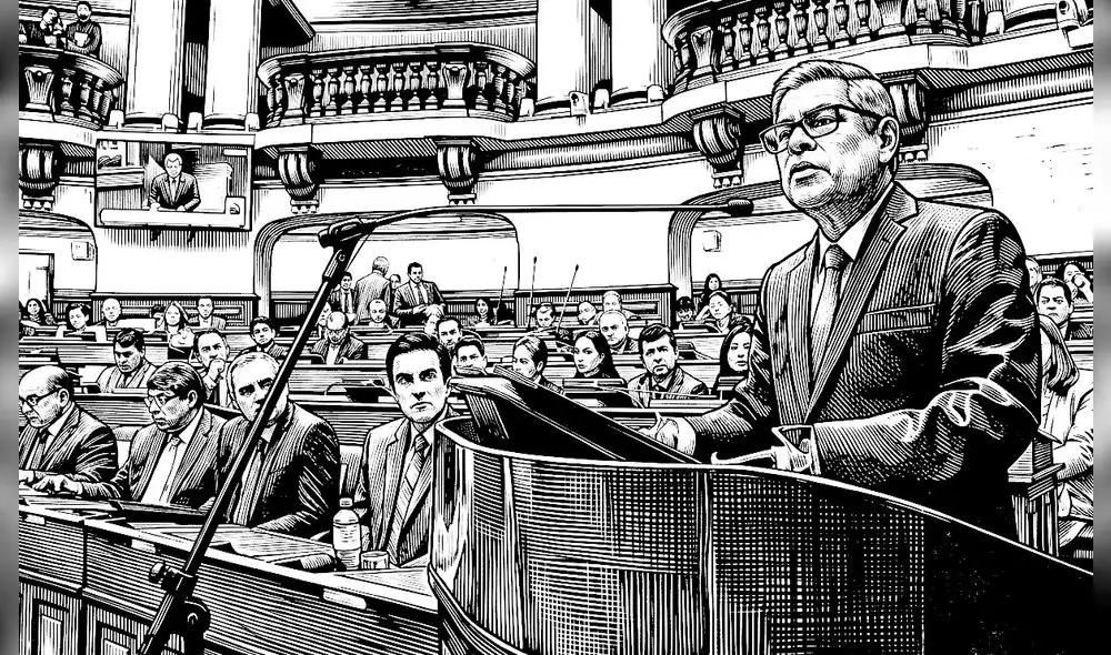 Premier Galarreta en el congreso