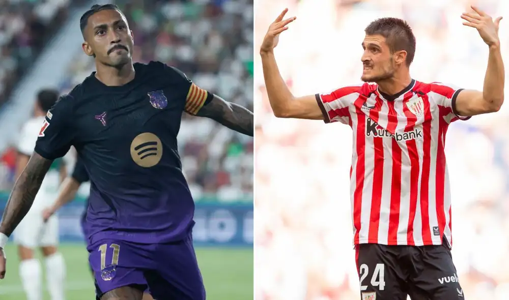 Barcelona recibe a Athletic Club en el Spotify Camp Nou. Foto: LaLiga/composición LR