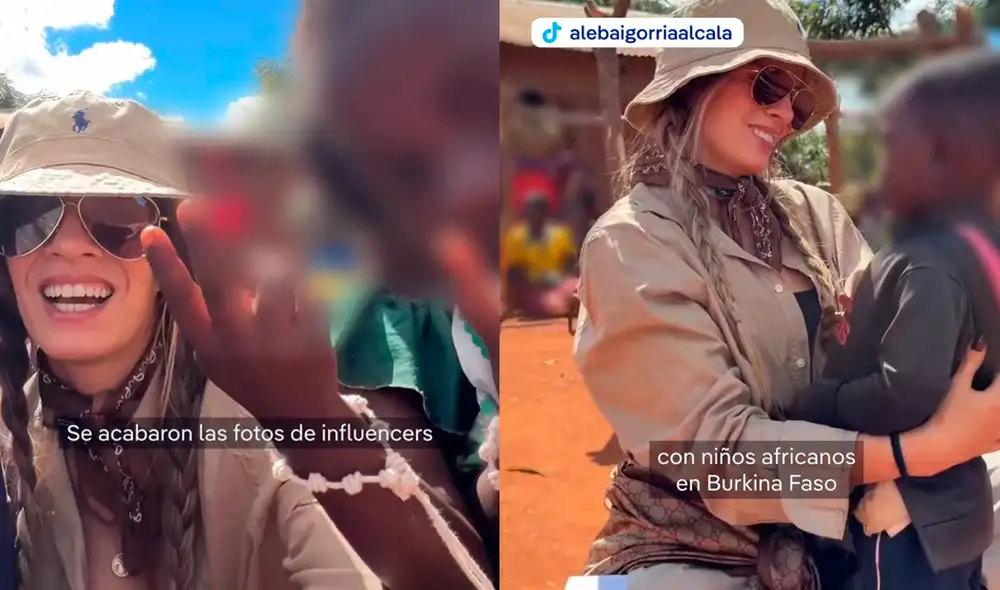 Alejandra Baigorria compartió su día a día con los niños africanos durante mayo de 2026. Foto: Composición LR/Captura/'X' Alejandra Baigorria compartió su día a día con los niños africanos durante mayo de 2026. Foto: Composición LR/Captura/'X'