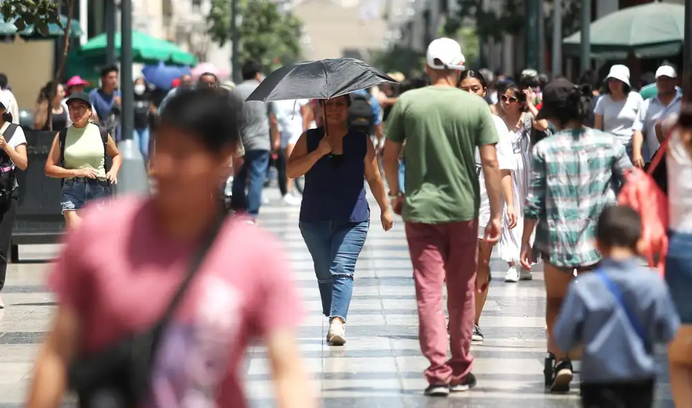Altas temperaturas en Lima Altas temperaturas en Lima