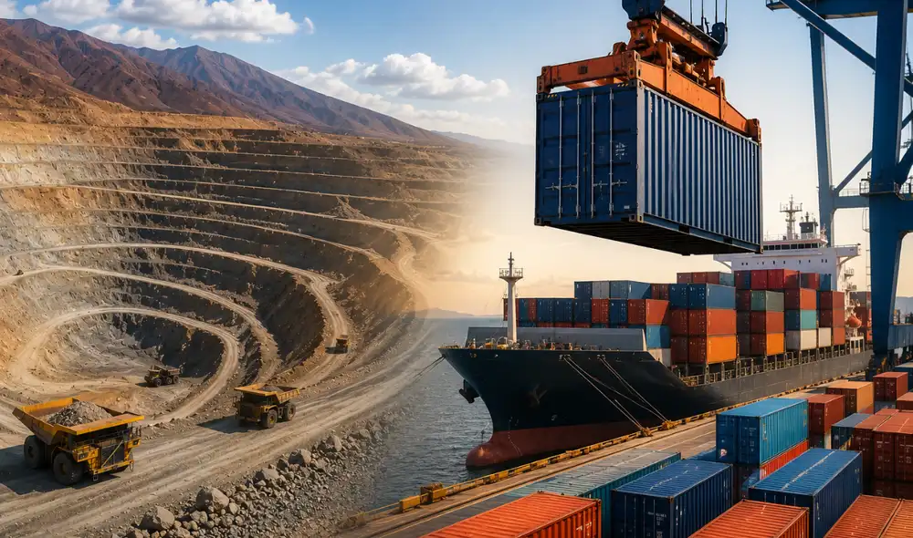 De acuerdo con la SNMPE, las exportaciones mineras representaron 74,8% de los envíos totales del país durante enero-junio.