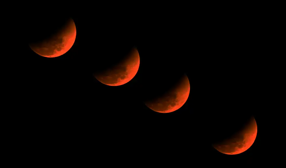 El eclipse lunar parcial del 27 y 28 de agosto de 2026 será visible en América, Europa y África, destacándose por su tonalidad cobriza y un máximo a las 4:13 a.m. UTC. El eclipse lunar parcial del 27 y 28 de agosto de 2026 será visible en América, Europa y África, destacándose por su tonalidad cobriza y un máximo a las 4:13 a.m. UTC.
