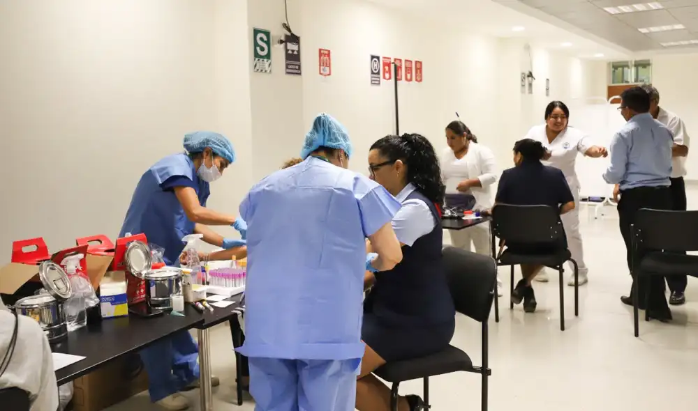 El evento, en coordinación con la Clínica Inmaculada, incluyó análisis de sangre, orina y electrocardiogramas. Foto: difusión. El evento, en coordinación con la Clínica Inmaculada, incluyó análisis de sangre, orina y electrocardiogramas. Foto: difusión.