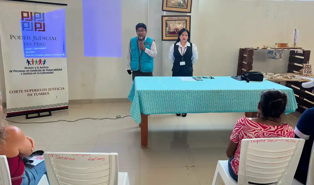 La actividad busca fortalecer el conocimiento y los mecanismos para acceder al sistema judicial. Foto: difusión.