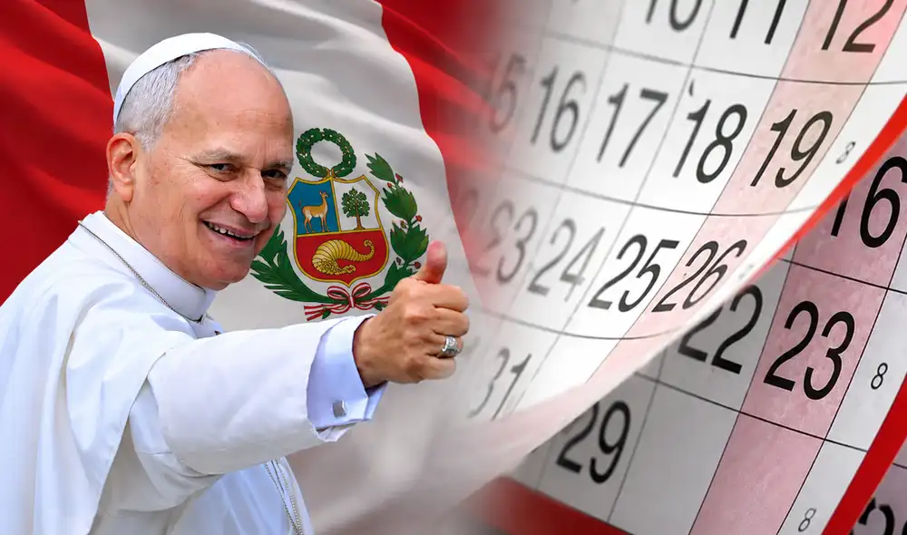 El Gobierno del Perú evalúa la posibilidad de establecer feriados regionales y nacionales durante la visita del papa León XIV, programada del 11 al 16 de noviembre de 2026. El Gobierno del Perú evalúa la posibilidad de establecer feriados regionales y nacionales durante la visita del papa León XIV, programada del 11 al 16 de noviembre de 2026.