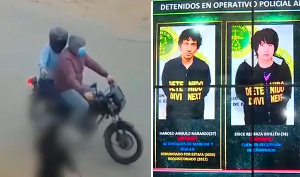 Efectivos de la Policía Nacional capturaron a cinco sospechosos de integrar la banda criminal. Efectivos de la Policía Nacional capturaron a cinco sospechosos de integrar la banda criminal.
