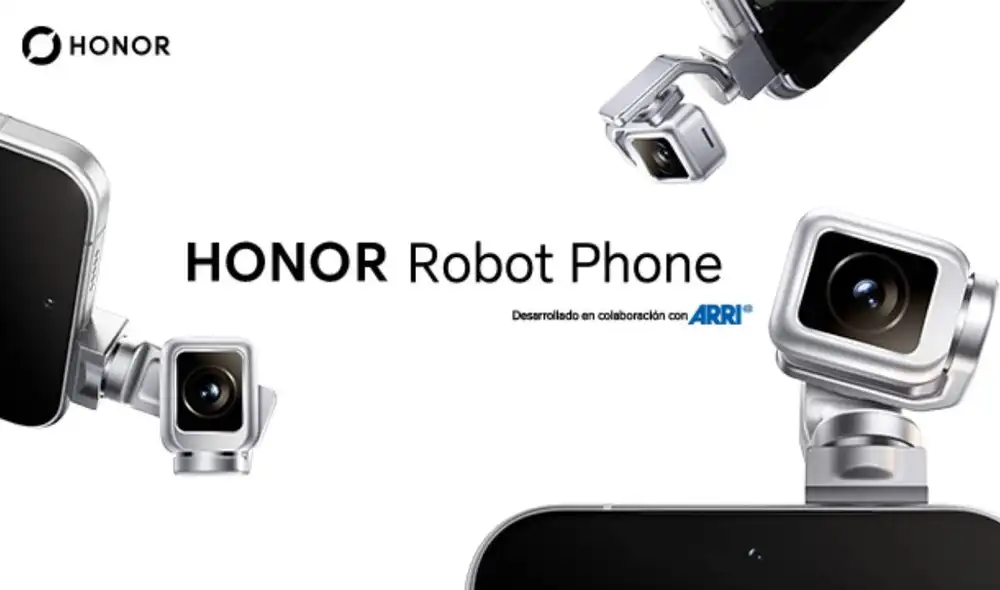 El nuevo HONOR Robot Phone permite tener un mejor movimiento de la cámara. Foto: difusión.