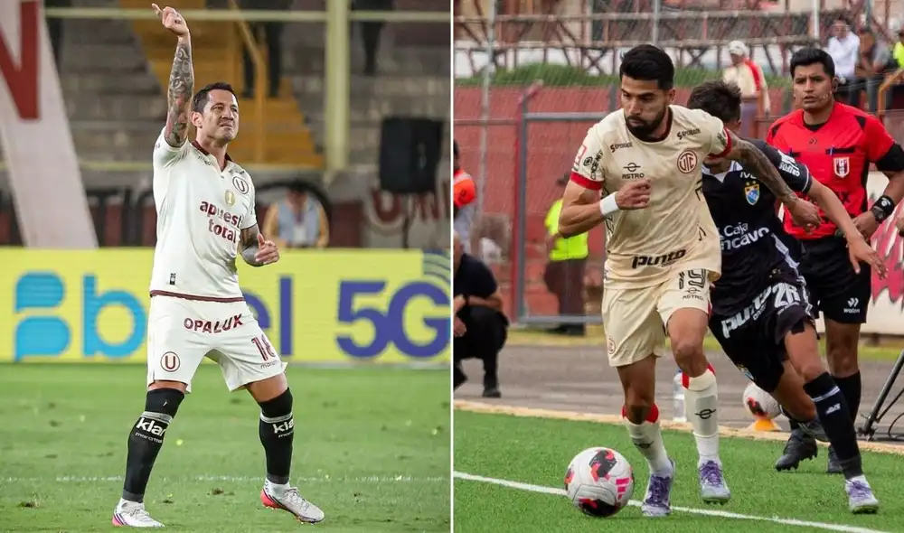 Universitario y UTC se enfrentan en Cajamarca por el Torneo Clausura. Foto: Liga 1/composición LR Universitario y UTC se enfrentan en Cajamarca por el Torneo Clausura. Foto: Liga 1/composición LR