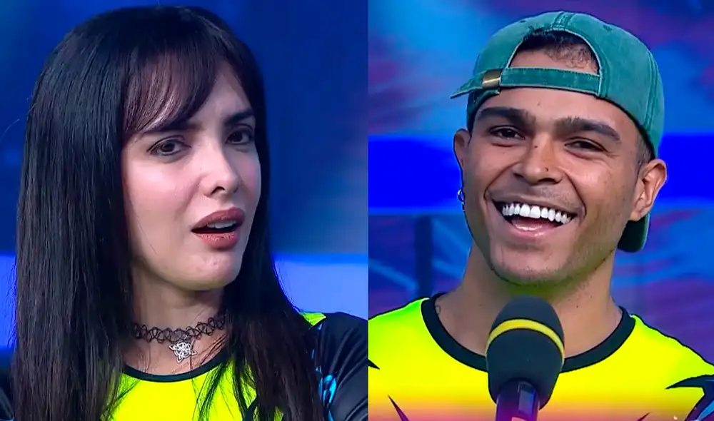 Rosángela Espinoza aclaró que ella invitó a Leandro Cabello a salir tras asistir a la fiesta de cumpleaños de un productor. Foto: América TV Rosángela Espinoza aclaró que ella invitó a Leandro Cabello a salir tras asistir a la fiesta de cumpleaños de un productor. Foto: América TV