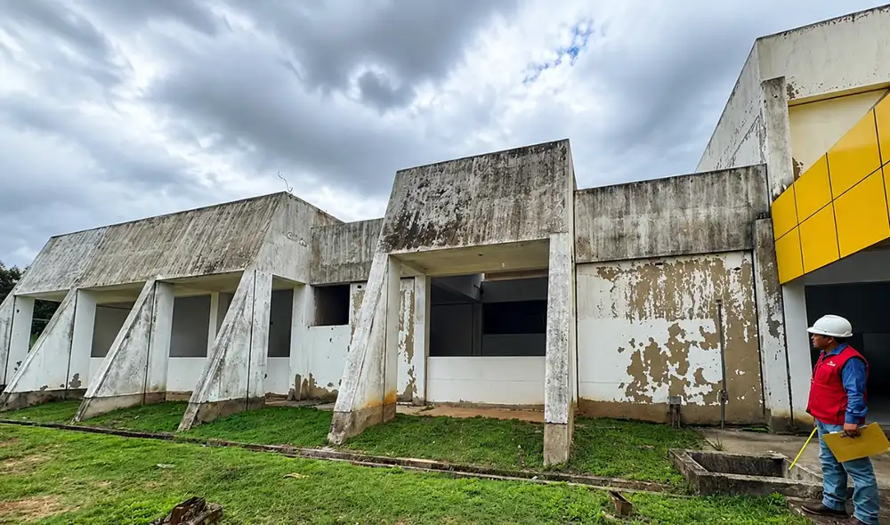 Obra paralizada en Madre de Dios